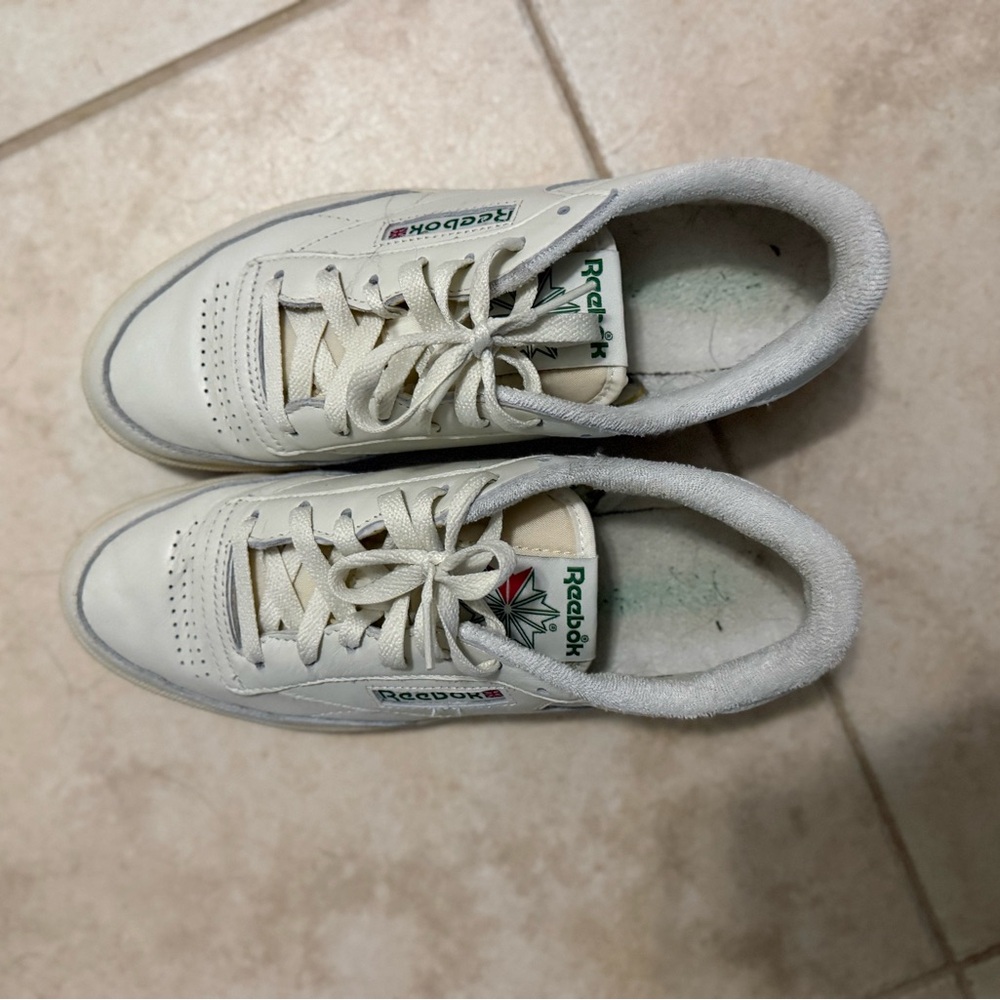 Reebok Club C 85 Vintage Tennis Sneakers chalk/alabaster/glen green